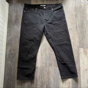 Levi’s | Black Wedgie Straight Jeans Button Fly